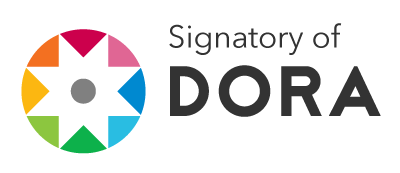 Logotipo do DORA com link externo para exibir a assintura na declaração