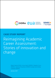Cover of DORA case studies report